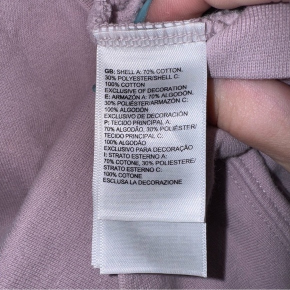 THE NORTH FACE Trivert Patch Pullover Hoodie TNF Purple Size Small - Picture 8 of 11